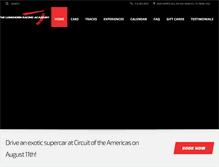 Tablet Screenshot of longhornracingacademy.com